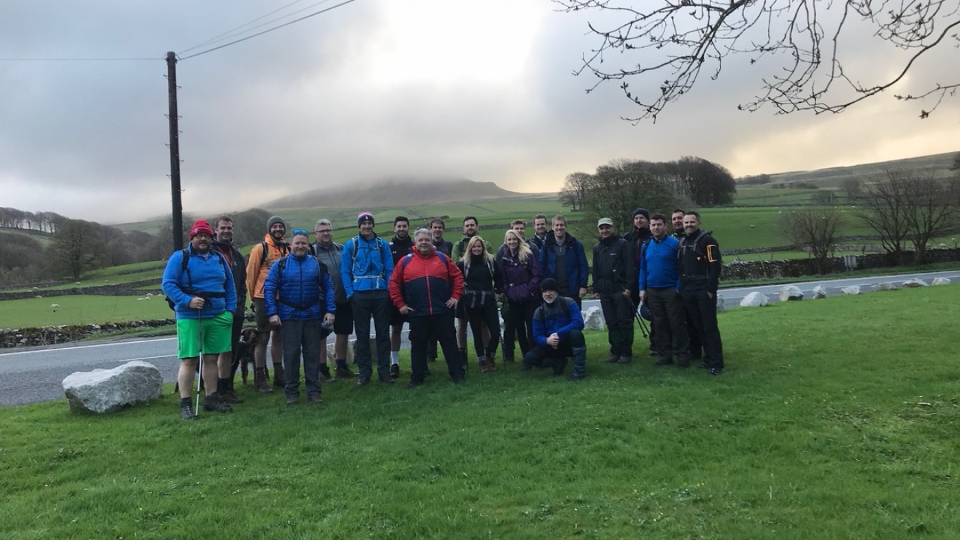 Property Industry Takes On Yorkshire Three Peaks Challenge for Steve Burne Rooms